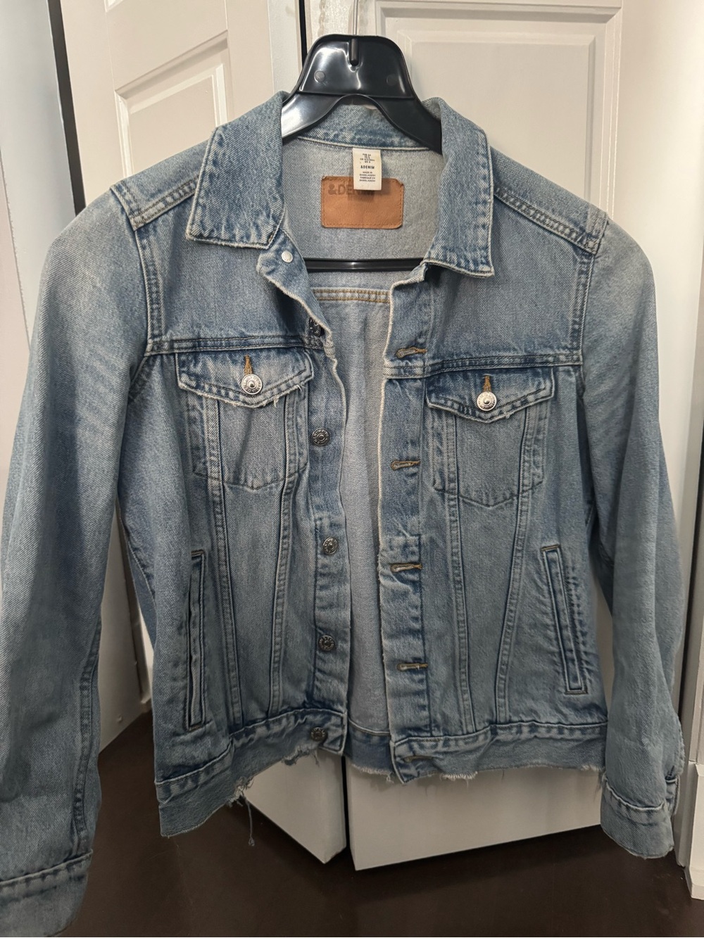 Light Blue Denim Jacket - Classic Washed Jean Jacket
